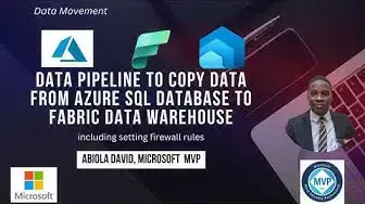 'Video thumbnail for Data Pipeline to Copy Data from Azure SQL Database to Fabric Data Warehouse'