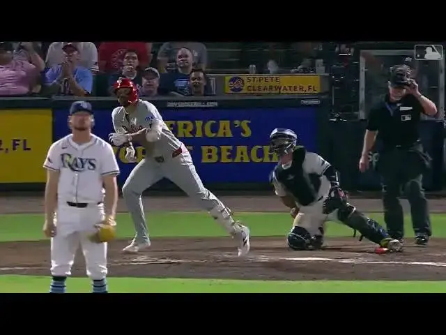 'Video thumbnail for Nick Castellanos HAMMERS a Three-Run Home Run! | 4th HR of 2025 | Philadelphia Phillies | 05/06/2025'