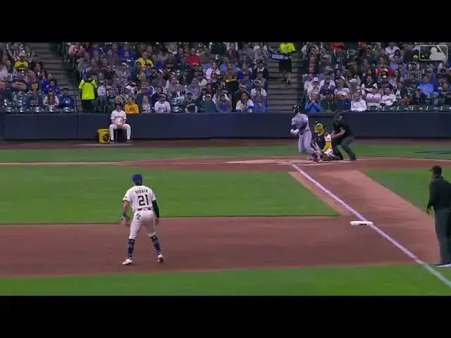 'Video thumbnail for Brendan Rodgers SMACKS His First Home Run with Houston Astros! | 1st HR of 2025 | 05/06/2025'