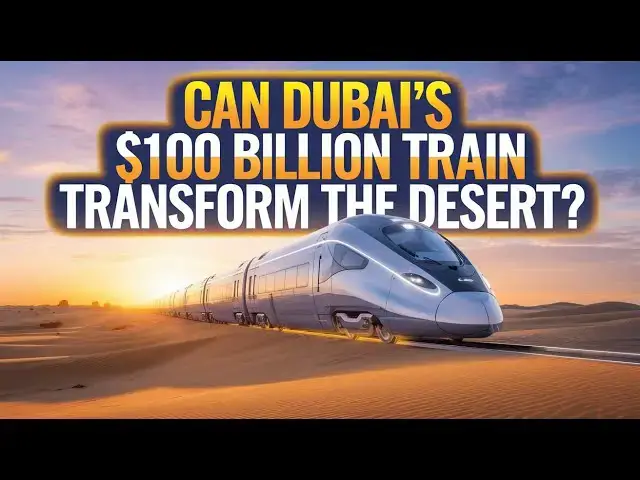 'Video thumbnail for The $100 Billion Railway in the Desert - The Etihad Railway'