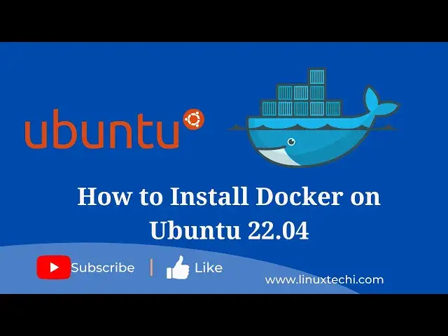 'Video thumbnail for How to Install Docker on Ubuntu 22.04'