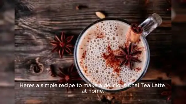 'Video thumbnail for Chai Tea Latte Recipe'