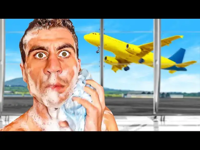 'Video thumbnail for I Spend 10 Days In The Airport For Free'