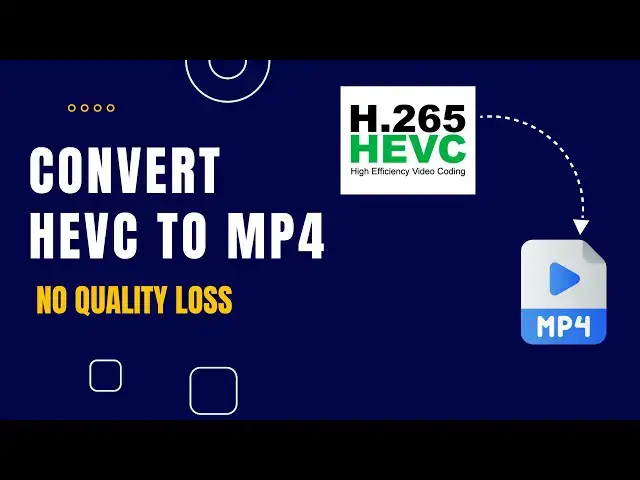 'Video thumbnail for Convert HEVC to MP4 Without Losing Quality | Lossless Video Conversion'