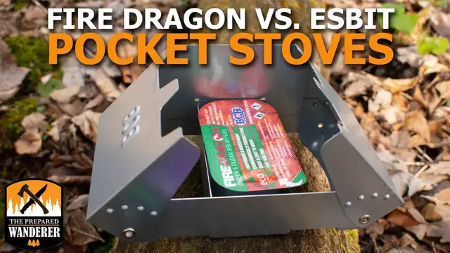 'Video thumbnail for BCB Fire Dragon Vs Esbit Pocket Stove Perfect for Bushcraft'