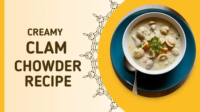 'Video thumbnail for Creamy Clam Chowder Recipe:'