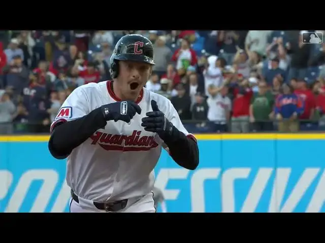 'Video thumbnail for Kyle Manzardo LAUNCHES a Solo Home Run! | 7th HR of 2025 | Cleveland Guardians | 04/21/2025'