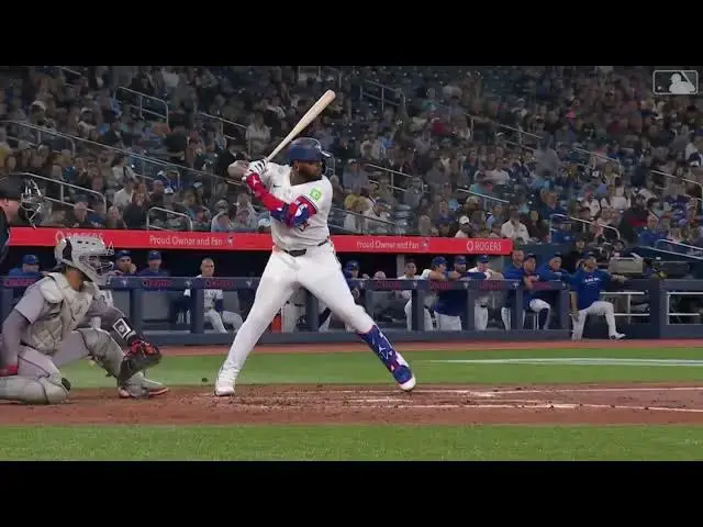 'Video thumbnail for Vladimir Guerrero Jr. CRUSHES a Two-Run Home Run! | 3rd HR of 2025 | Toronto Blue Jays | 04/29/2025'