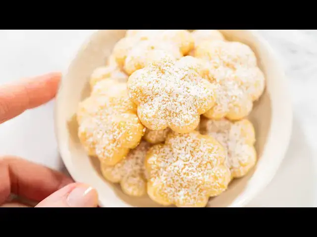 'Video thumbnail for Lemon Spritz Cookies So Good, You’ll Want to Make Them Every Day'