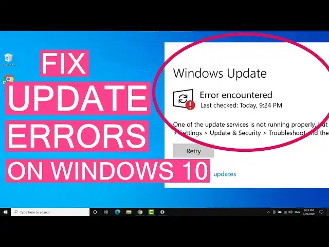 'Video thumbnail for How To Fix All Windows 10 Update Errors | Fix Error Encountered'