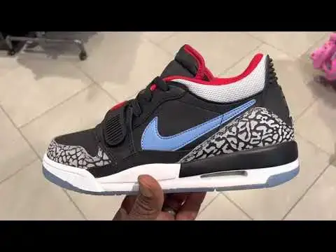 'Video thumbnail for Don’t Sleep On The Air Jordan Legacy 312 Black Cement Chicago Flag'