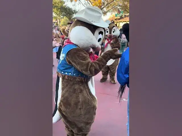 'Video thumbnail for Frontierland Ho Down with Chip and Dale #magickingdom #disneyworld'