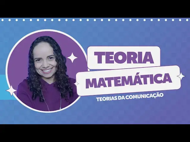 'Video thumbnail for TEORIA DA MATEMÁTICA DA INFORMAÇÃO: resumo simples e explicado'