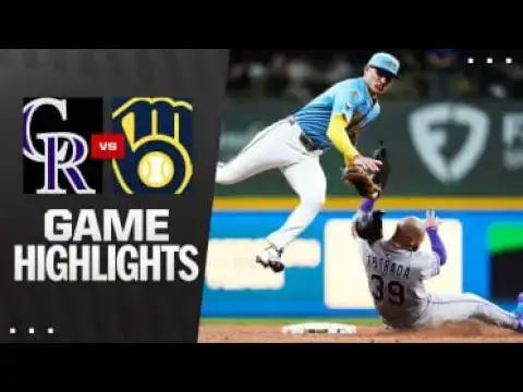 'Video thumbnail for Colorado Rockies at Milwaukee Brewers Full-Game Highlights! | 06/27/2025'