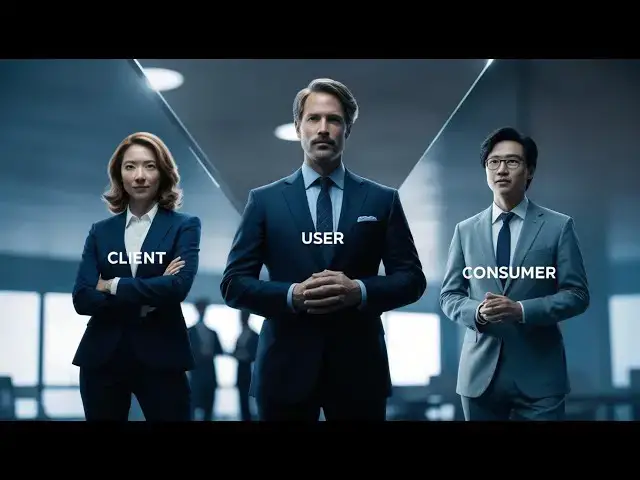 'Video thumbnail for Client, User, and Consumer: Understanding the Distinctions and Their Roles'