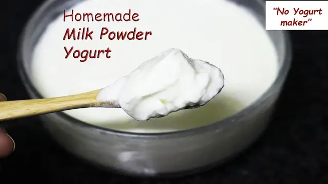 'Video thumbnail for Make YOGURT with MILK POWDER - POWDERED MILK ''no yogurt maker'''