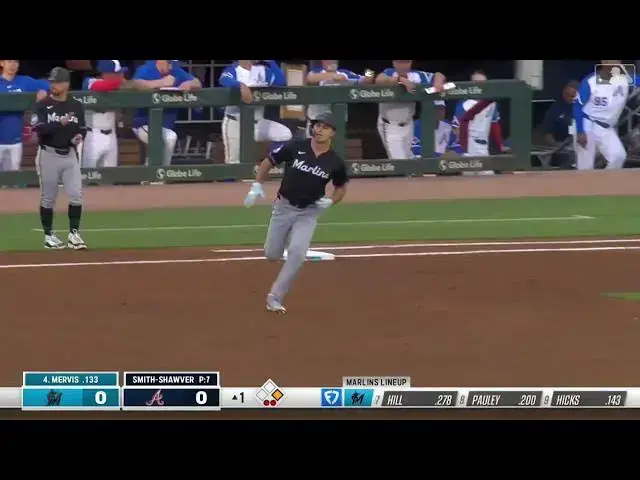 'Video thumbnail for Matt Mervis BLASTS a Two-Run Home Run! | 1st HR of 2025 | Miami Marlins | 04/05/2025'