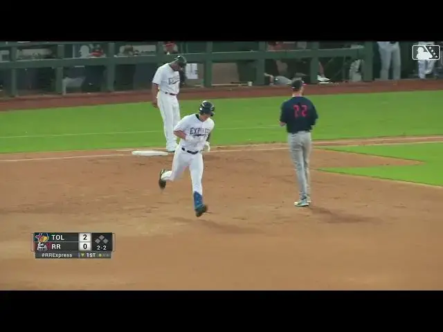 'Video thumbnail for Justin Foscue BLASTS a Solo Home Run! | Texas Rangers Prospect | 04/01/2025'