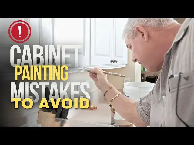 'Video thumbnail for Painting Kitchen Cabinets - Avoid These 11 Biggest Mistakes'