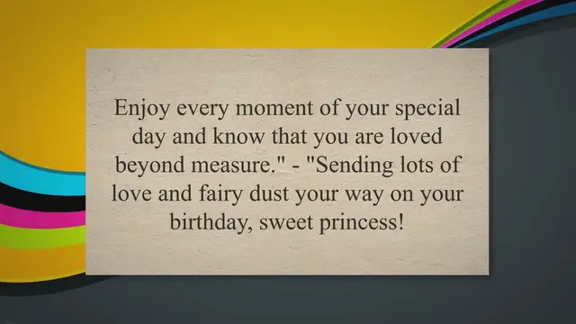 'Video thumbnail for Princess Themed Birthday Card Wishes'