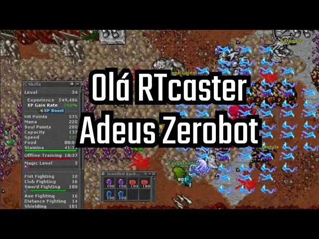 'Video thumbnail for Rubinot: Como configurar o RTCaster e dar adeus ao Zerobot (O resultado me surpreendeu)'