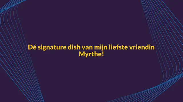 'Video thumbnail for Myrthe’s shakshuka met feta en taco’s'