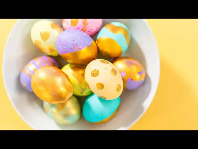 'Video thumbnail for How to Create Stunning Gold Painted Easter Eggs'