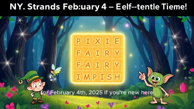'Video thumbnail for NYT Strands Today Hints and Answers for February 4, 2025'