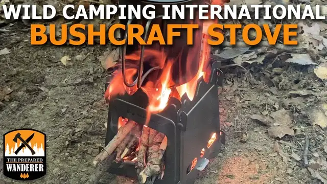 'Video thumbnail for Titanium Bushcraft Stove for Cooking in the Wilderness'