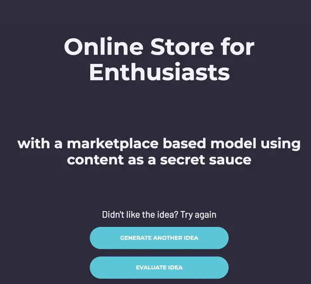'Video thumbnail for Business Idea Generator'