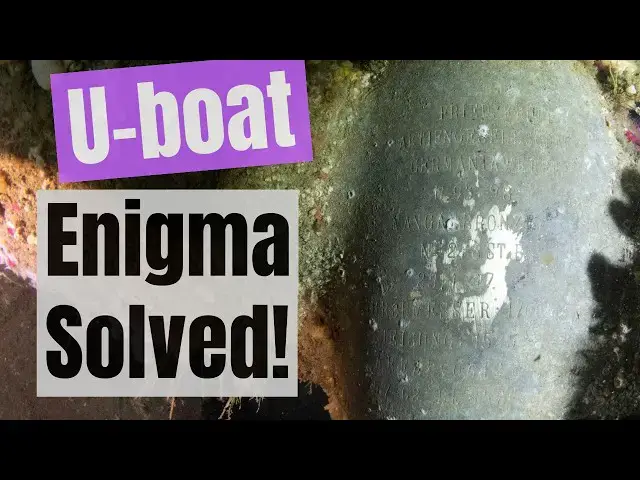 'Video thumbnail for Mystery German submarine identified by deep wreck divers'