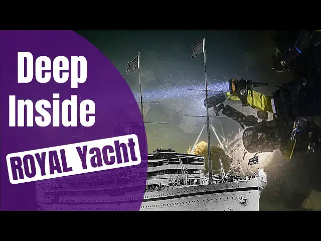 'Video thumbnail for ROYAL YACHT ship wreck - exploring the First Class dining room'