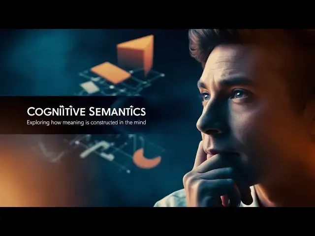 'Video thumbnail for Cognitive Semantics: Exploring How Meaning is Constructed in the Mind'