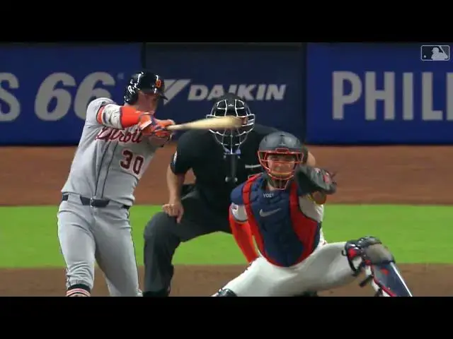 'Video thumbnail for Kerry Carpenter SMACKS a Two-Run Home Run! | 6th HR of 2025 | Detroit Tigers | 04/28/2025'