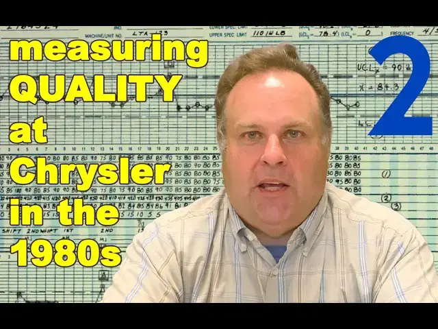 'Video thumbnail for Quality at Chrysler Corporation in the 1980s - an inside view!'