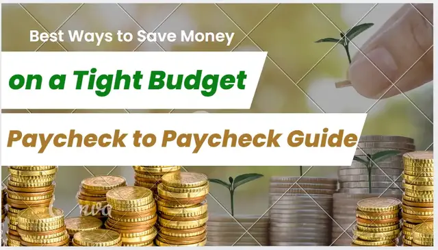 'Video thumbnail for Best Ways to Save Money on a Tight Budget | Paycheck to Paycheck Guide'
