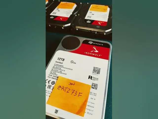 'Video thumbnail for NAS - Preparazione  #server  #Raid #ironwolf  #seagate  #truenas'