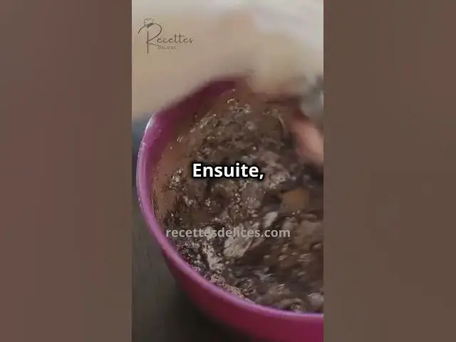 'Video thumbnail for Dessert au Chocolat Rapide Sans Cuisson'