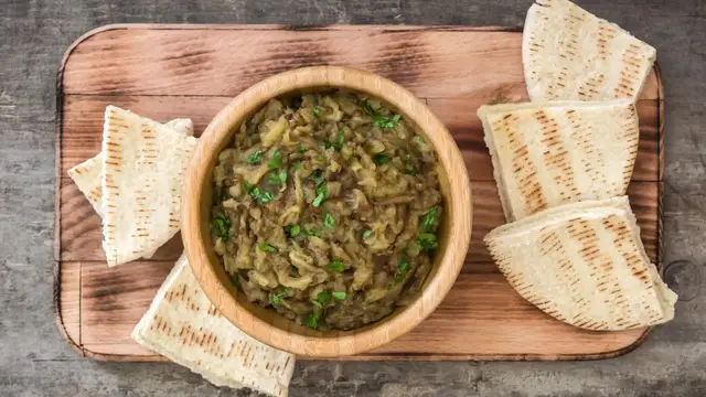 'Video thumbnail for How to Make Traditional Baba Ganoush – Authentic Eggplant Dip Recipe'