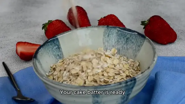 'Video thumbnail for Brown Butter Strawberry Coffee Cake with Strawberry'