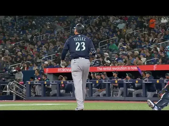 'Video thumbnail for Rowdy Tellez CLOBBERS a Two-Run Home Run! | 4th HR of 2025 | Seattle Mariners | 04/20/2025'