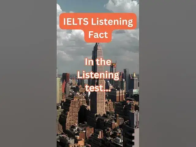 'Video thumbnail for IELTS Listening Tip'