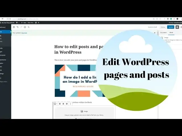 'Video thumbnail for How to edit WordPress pages and posts guide'