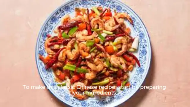 'Video thumbnail for Kung Pao Shrimp Recipe'