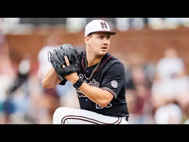 'Video thumbnail for Karson Ligon 2025 College Baseball Highlights! | Mississippi State Bulldogs'