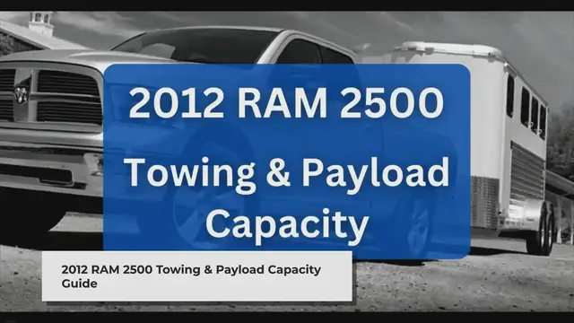'Video thumbnail for 2012 RAM 2500 Towing Capacity & Payload (with Charts)'
