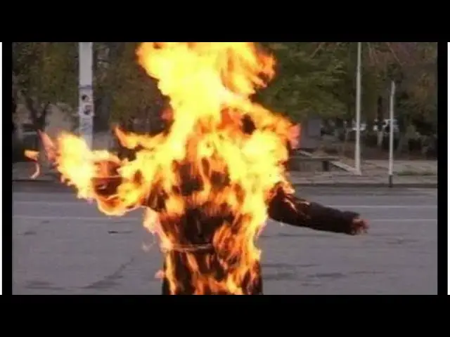 'Video thumbnail for burned alive OMG because of lamprajia !'