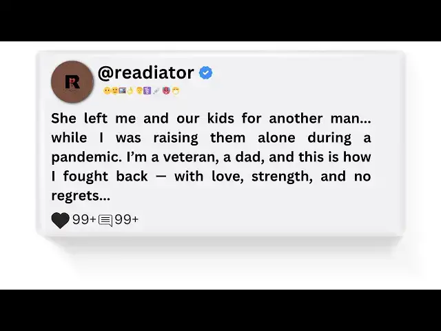 'Video thumbnail for She Left Me and Our Kids for Another Man | A Veteran Dad’s Story of Betrayal & Resilience #cheating'