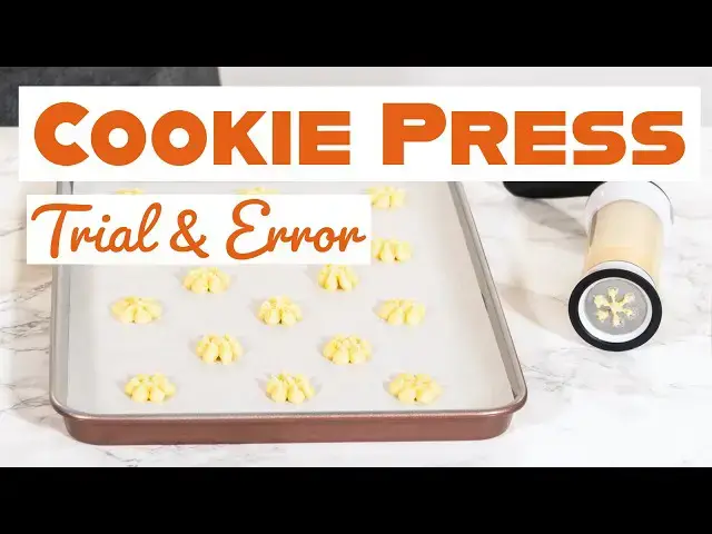 'Video thumbnail for My First Time Using a Cookie Press: Mistakes I Made and What I Learned'