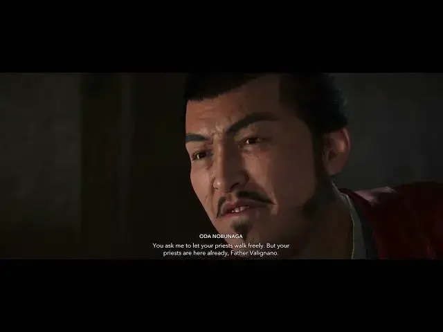 'Video thumbnail for Assassin's Creed Shadows - The Lord's Favor: Yasuke "I Understand You Well" Oda Nobunaga Cutscene'